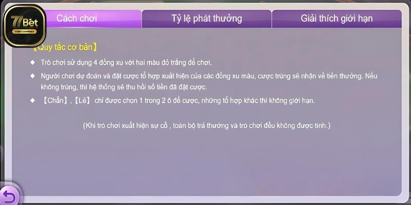 Xóc Đĩa 3D 77Bet - Đỉnh cao giải trí, dễ dàng kiếm tiền 1 Luat choi Xoc Dia 3D 77Bet
